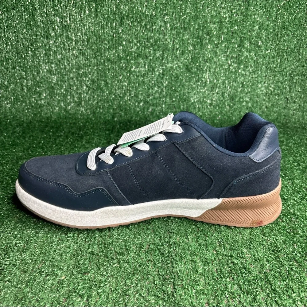 NEW - Lands' End Men's Errand Runner Leather Lace-Up Active Sneakers Size‎ 12 D